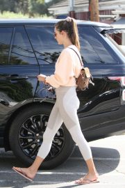 Alessandra Ambrosio in Tights - Shopping for Flowers in Brentwood