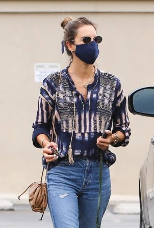 Alessandra Ambrosio - Leaves a spa session in Los Angeles