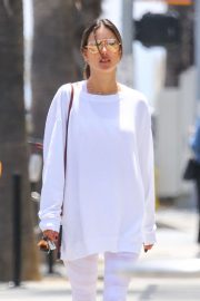 Alessandra Ambrosio - Out for lunch at Tocaya Restaurant in Brentwood