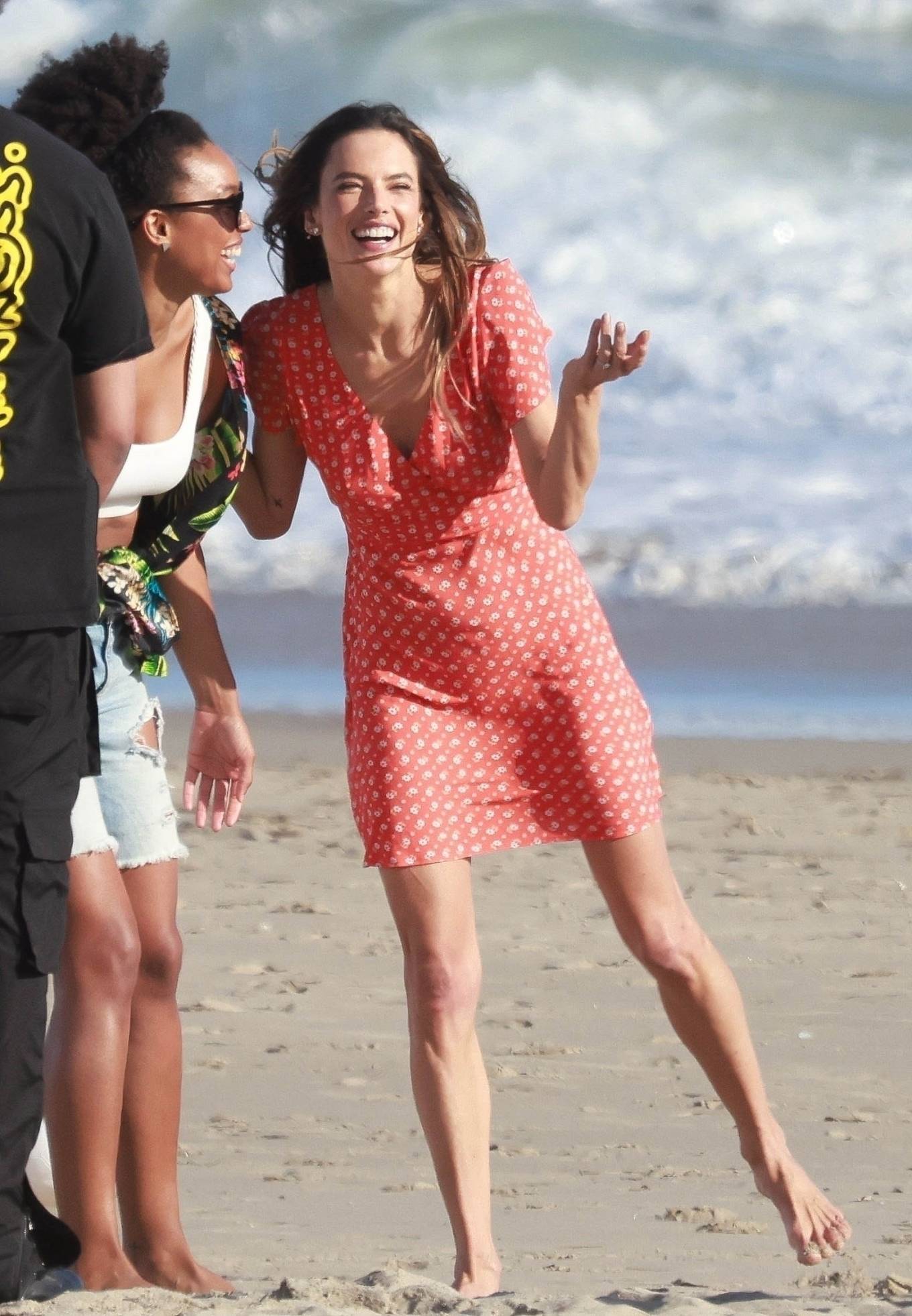 Alessandra Ambrosio 2023 : Alessandra Ambrosio – Seen during a photo shoot on the beach in Malibu-32
