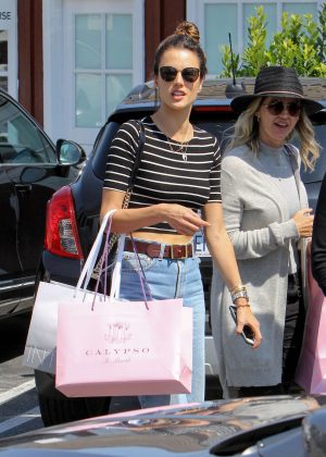 Alessandra Ambrosio with friend out in Los Angeles