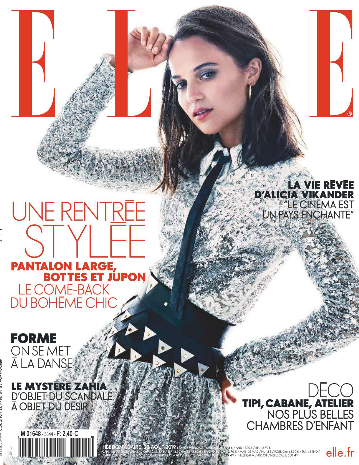 Alicia Vikander â€“ Elle France Magazine 2019