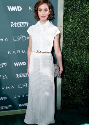 Alison Brie - CFDA Variety and WWD Runway to Red Carpet in LA