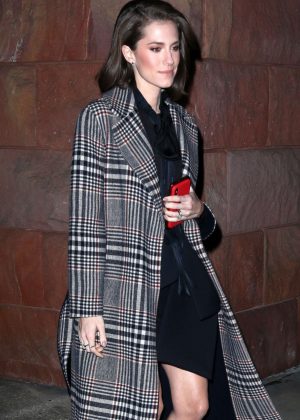 Allison Williams - Leaving 'Late Night with Seth Meyers' in New York