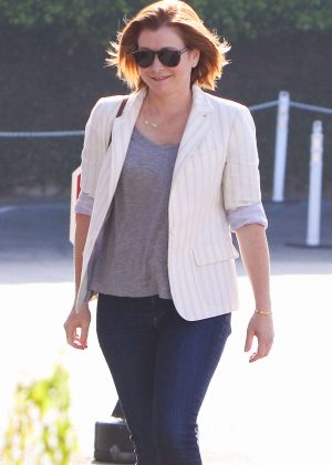 Alyson Hannigan out in Brentwood