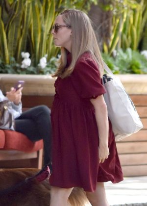 Amanda Seyfried Head to a Hotel in Beverly Hills