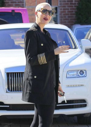 Amber Rose out in West Hollywood