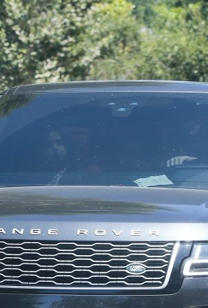 Ana De Armas and Ben Affleck - Out in Range Rover in Santa Monica