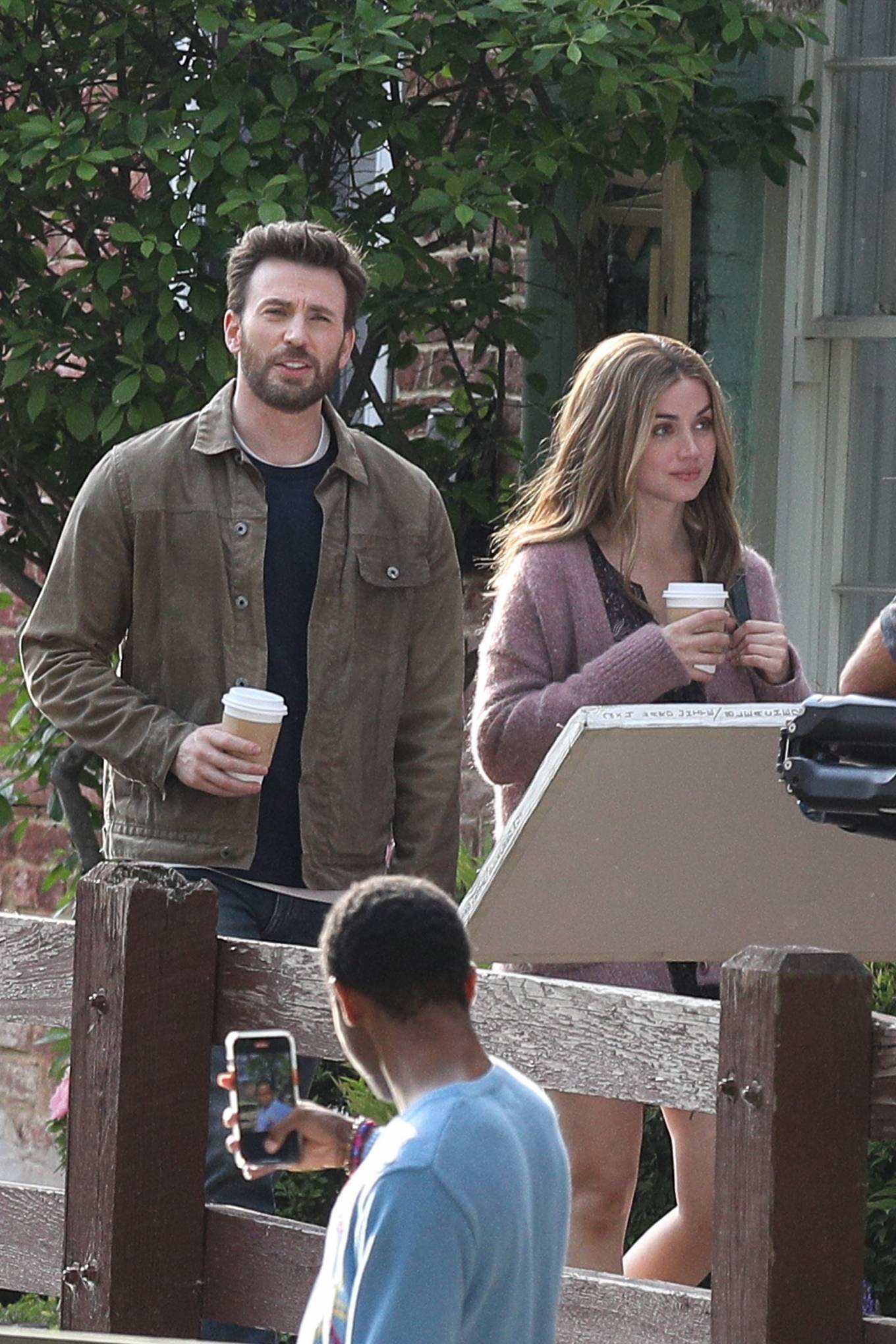 Ana de Armas - Seen on the set of Ghosted in Washington DC-09 | GotCeleb