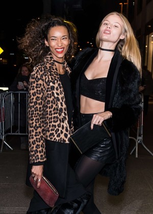 Anais Mali and Magdalena Frackowiak - Arrives at V Magazine Party 2016 in New York