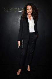 Andie MacDowell - Saint Laurent Womenswear SS 2020 Show at Paris Fashion Week