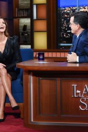 Andrea Savage - On The Late Show with Stephen Colbert in NYC