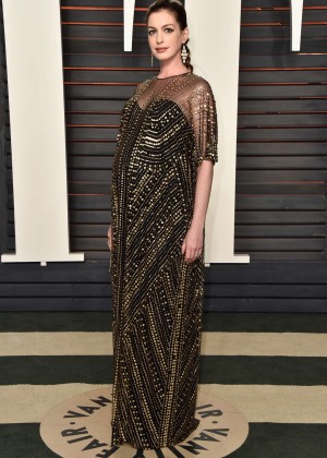 Anne Hathaway - 2016 Vanity Fair Oscar Party in Beverly Hills