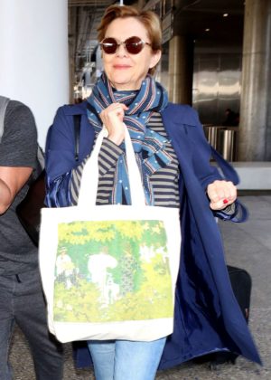 Annette Bening at LAX Airport in Los Angeles