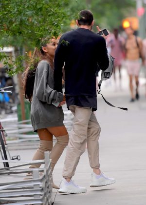 Ariana Grande With Pete Davidson out in NYC