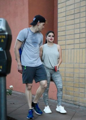 Ariel Winter and boyfriend Levi Meaden - Leaving the gym in LA