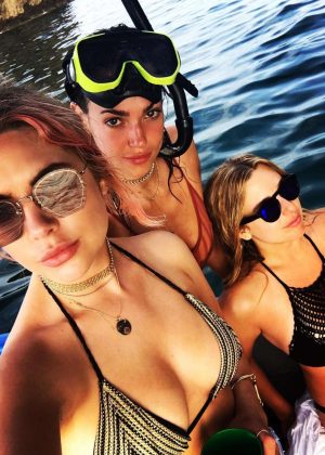 Ashley Benson in Bikini Top - Instagram