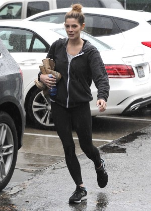 Ashley Greene - Leaving the gym in Beverly Hills