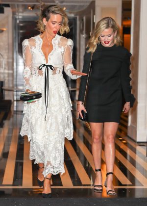 Ava Phillippe and Sarah Paulson - Leaving hotel in New York City