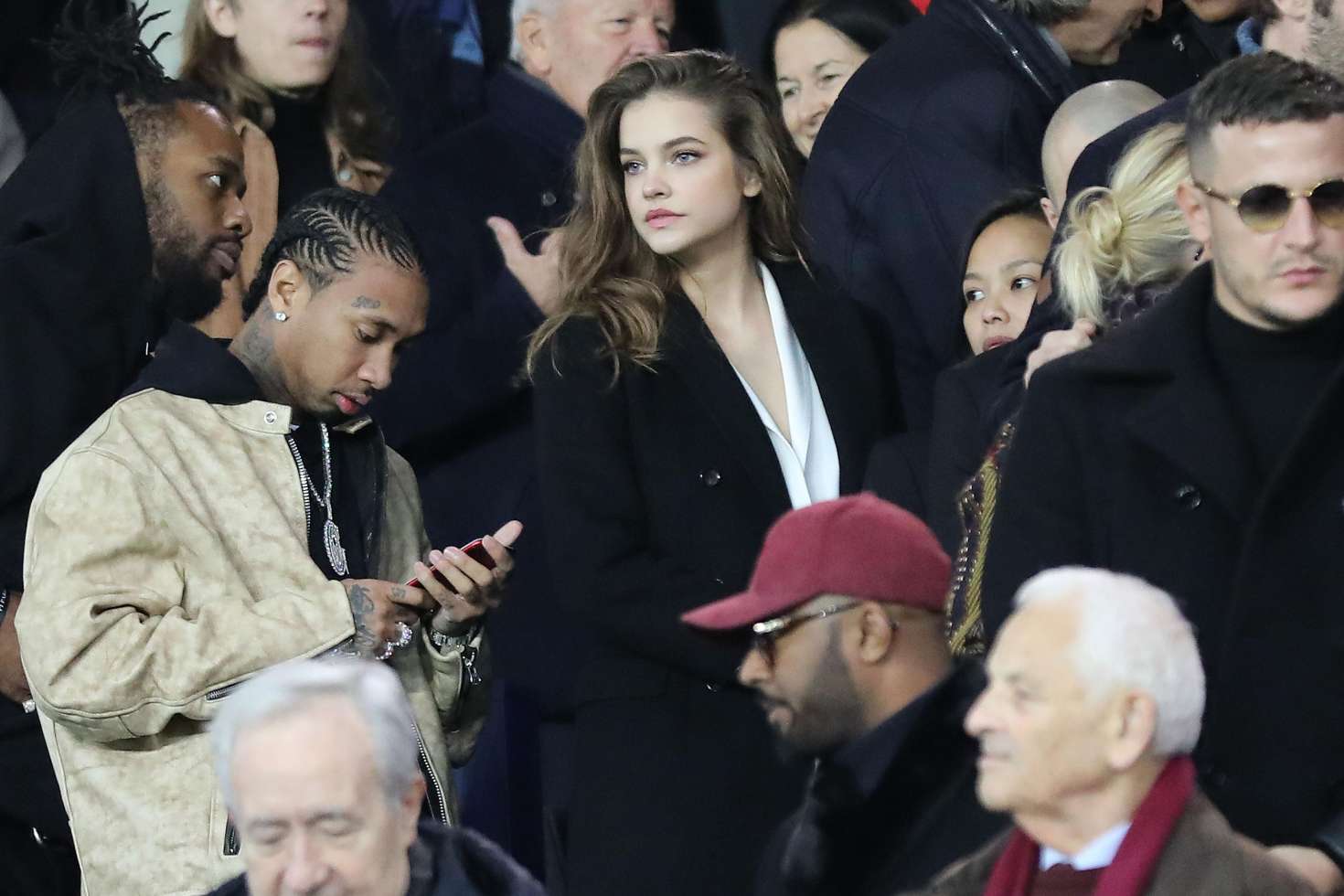 Barbara Palvin at PSG vs Nantes game -03 | GotCeleb