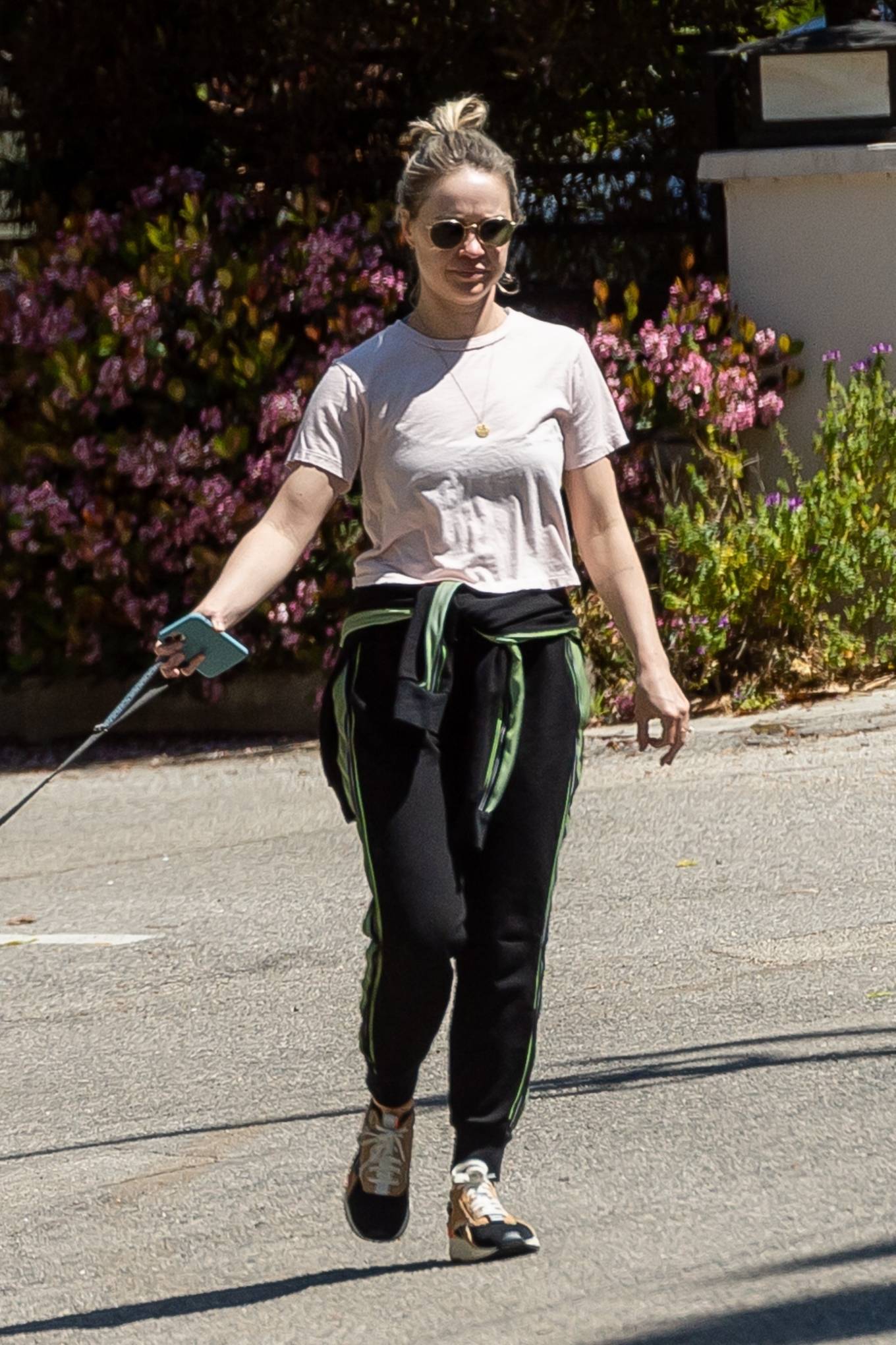 Becca Tobin â€“ Walking her dog in Los Angeles