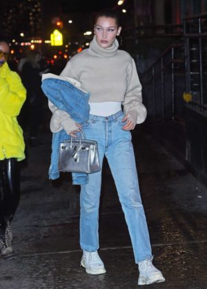 Bella Hadid in Jeans – Out in NYC | GotCeleb