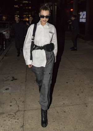 Bella Hadid - Night out in NYC