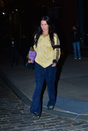 Bella Hadid - Steps out for dinner in New York City