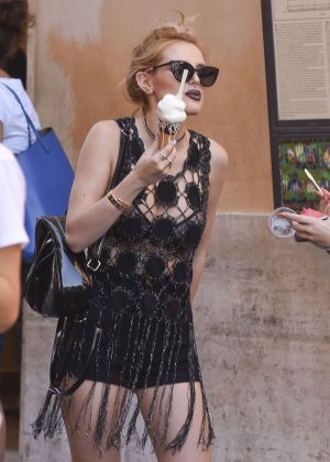 Bella Thorne at St. Peters Square in Rome