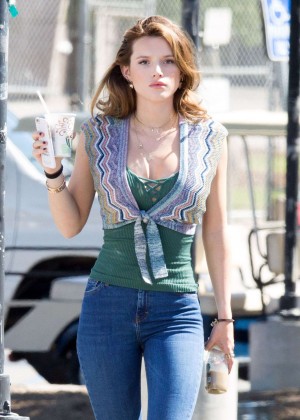 Bella Thorne - Filming 'You Get Me' in LA