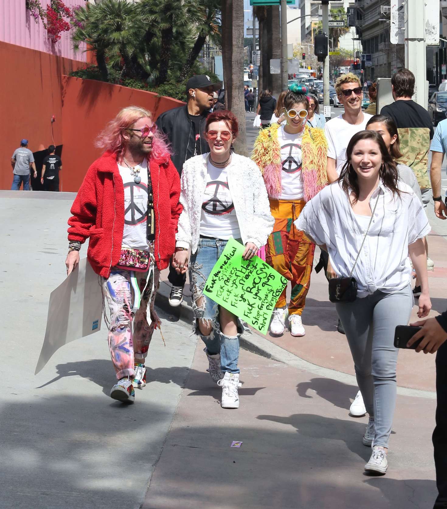 Bella Thorne March At The Anti Gun March For Our Lives 31 Gotceleb