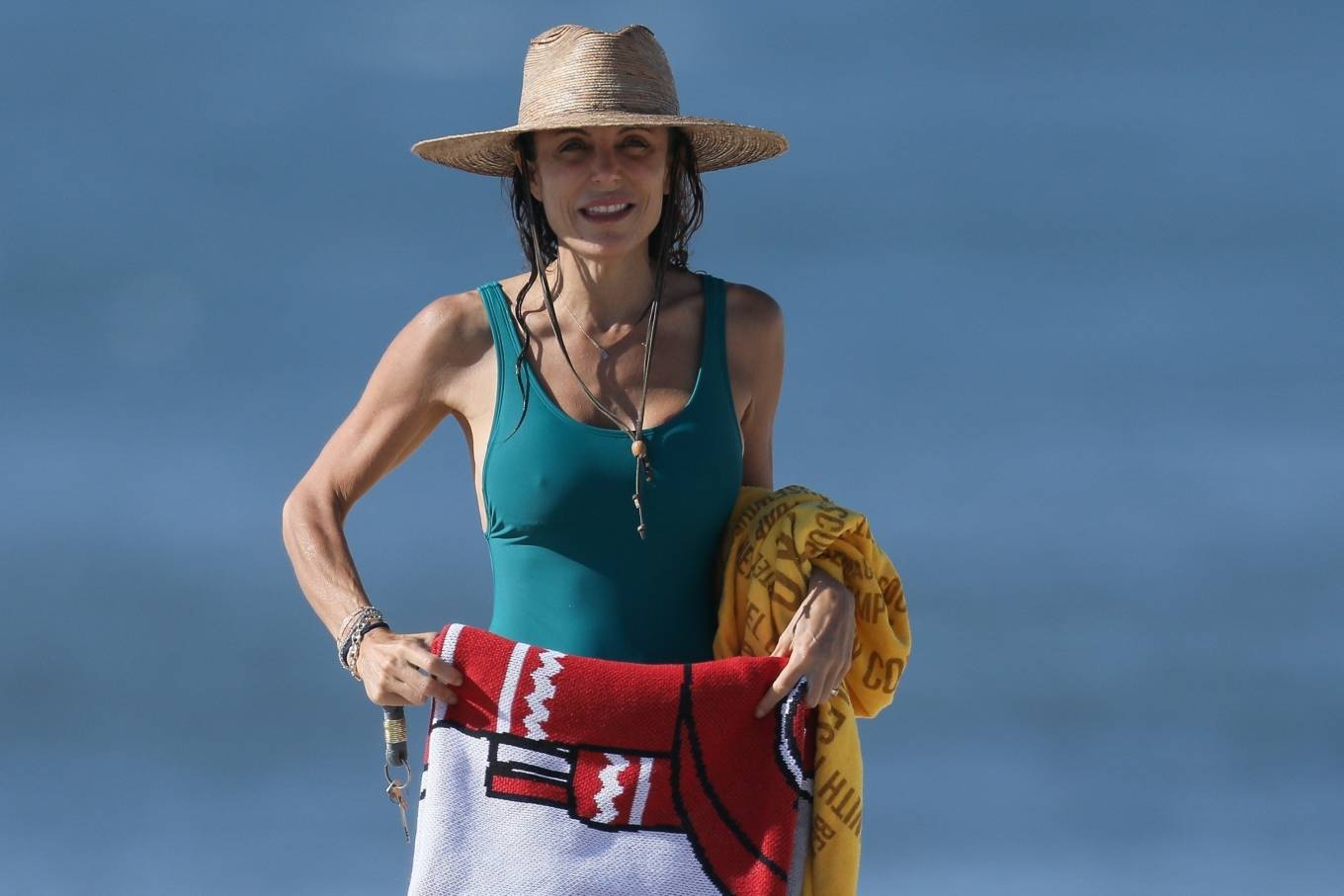 Bethenny Frankel – In one pice bikini in The Hamptons