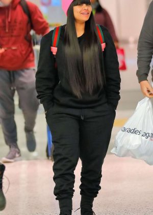 Blac Chyna - Arrives at JFK airport in NYC