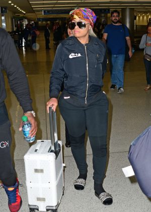Blac Chyna Arriving at Miami Airport