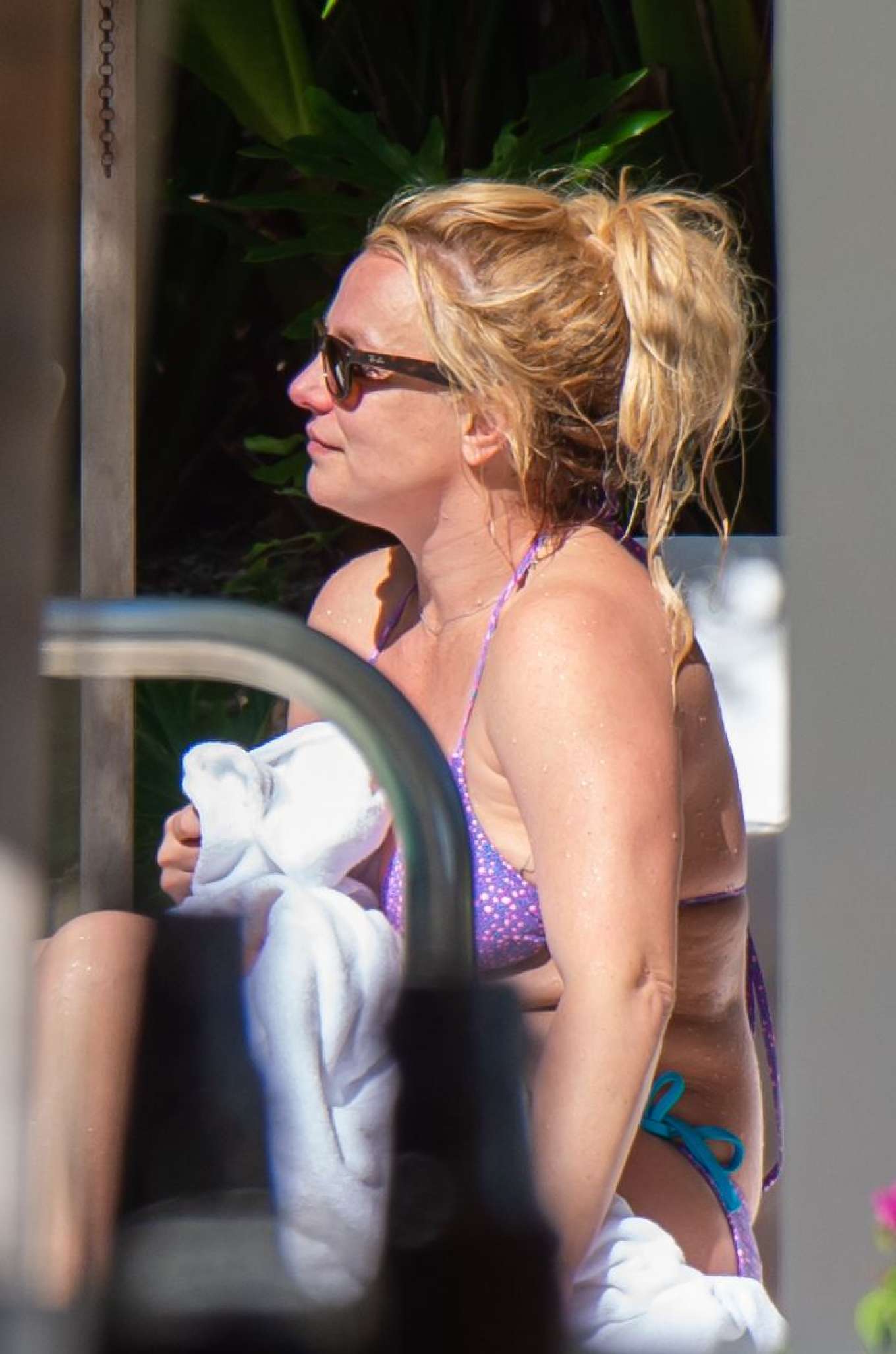 Britney Spears 2019 : Britney Spears in Purple Bikini 2019-14