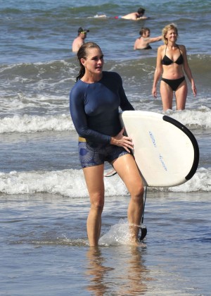 Brooke Shields - Surfing in Costa Rica