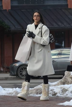 Bruna Lirio - With Gizele Oliveira seen while out for shopping in Aspen