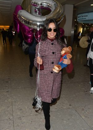 Camila Cabello - Arriving at Heathrow Airport in London