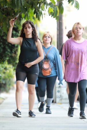 Camila Cabello - Hike candids with her family