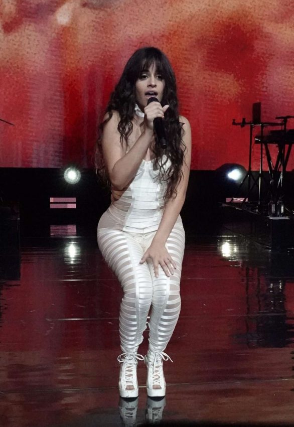 Camila Cabello in White Cutout Catsuit-38 | GotCeleb