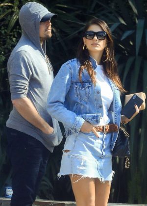 Camila Morrone and Leonardo DiCaprio - Shopping on Melrose Place in West Hollywood