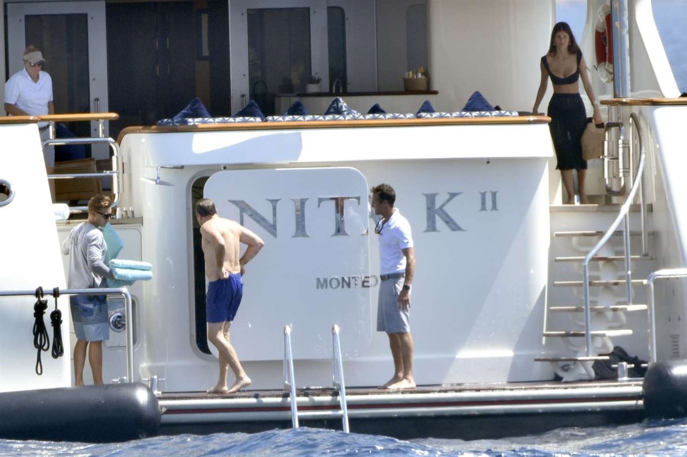 Camila Morrone enjoy a vacation on a yacht in Porto Cervo-03 | GotCeleb