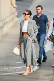 Camila Morrone - Seen arriving at 'Jimmy Kimmel Live' in LA