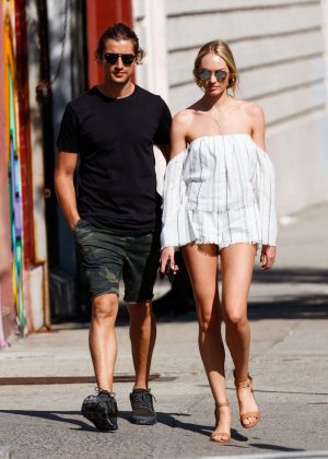 Candice Swanepoel and Hermann Nicoli out in New York