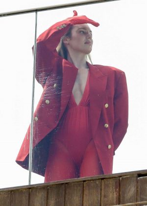 Candice Swanepoel - Vogue Magazine Shoot at the Fasano Hotel pool in Rio de Janeiro
