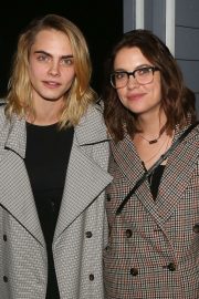 Cara Delevingne and Ashley Benson - Backstage at the musical 'Jagged Little Pill' in NY
