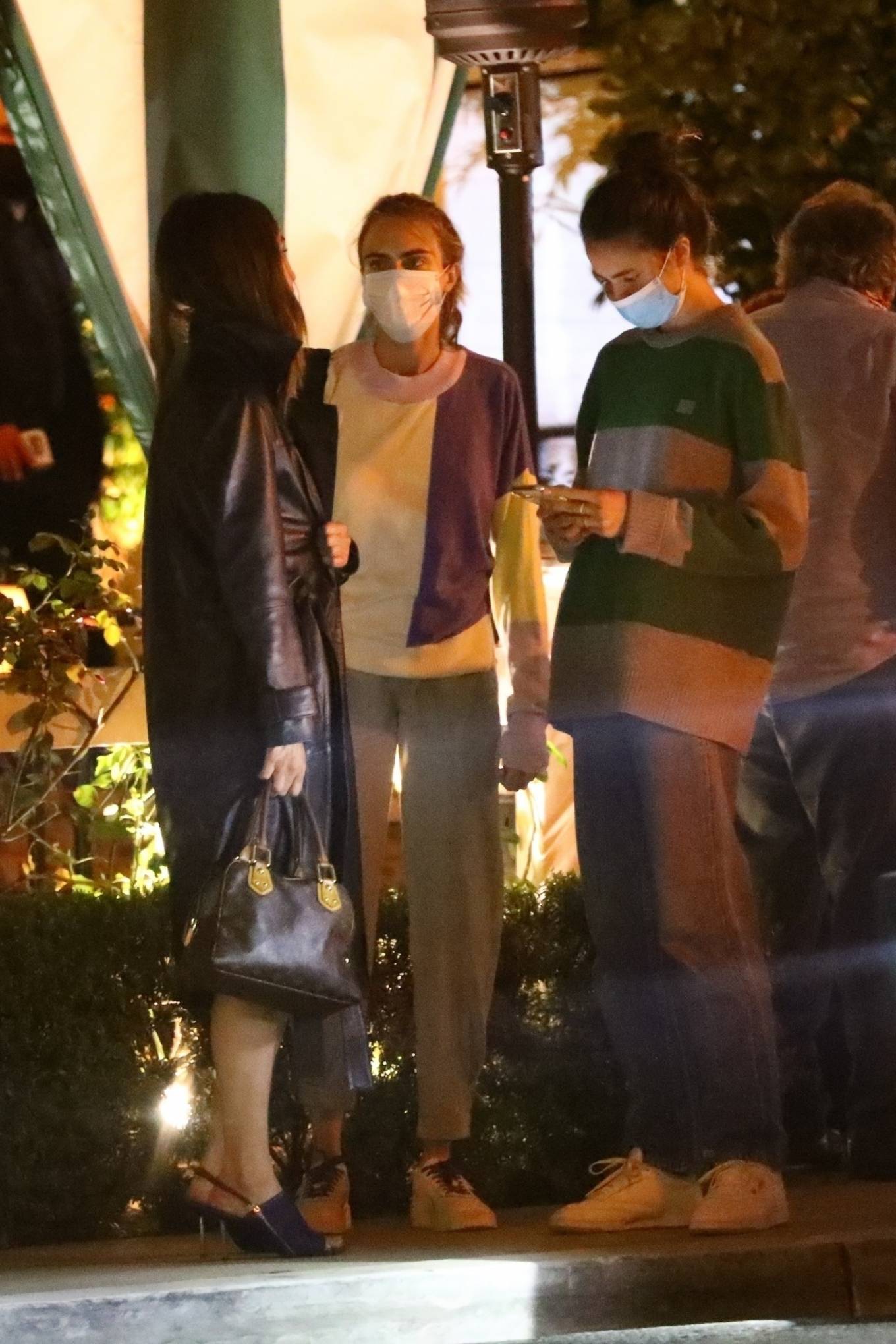 Cara Delevingne and Margaret Qualley – Spotted on a cozy dinner in Los Angeles