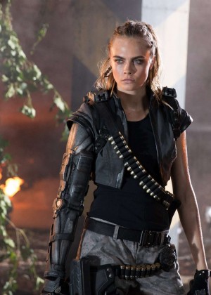 Cara Delevingne - Call of Duty 'Black Ops III' Trailer Photoshoot 2015