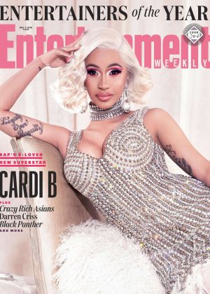 Cardi B - Entertainment Weekly Magazine (December 2018)