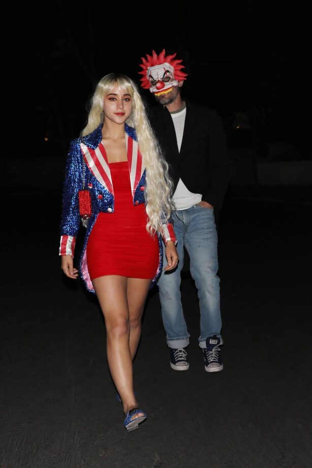 Caylee Cowan - Attends Vas Morgan's Halloween party in West Hollywood